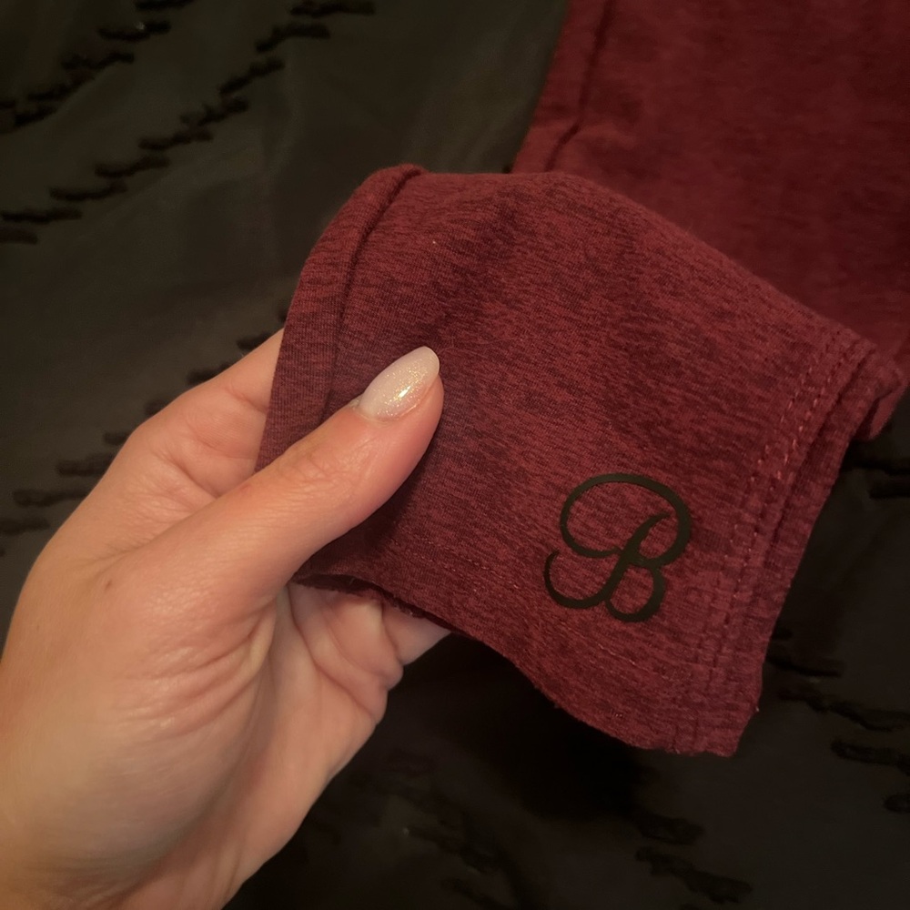 Bombshell Sportswear Burgundy Leggings